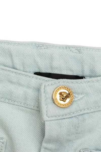 Versace Flared Jeans In Blue