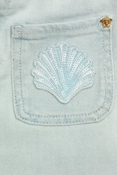 Versace Flared Jeans In Blue