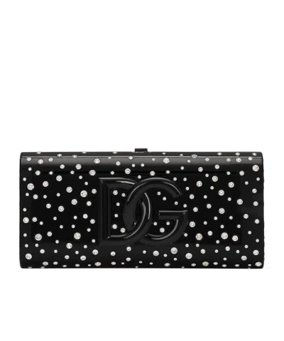 Dolce & Gabbana Women Black Dolce Box Clutch Bag In Multi