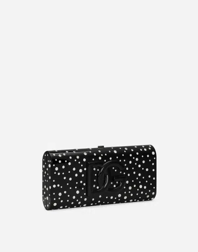 Dolce & Gabbana Women Black Dolce Box Clutch Bag In Multi