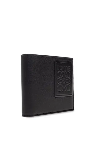 Loewe Logo-embossed Leather Billfold Wallet