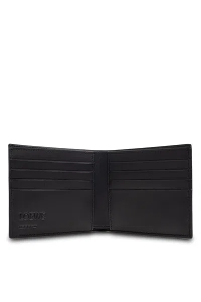 Loewe Logo-embossed Leather Billfold Wallet
