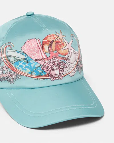 Versace Casquette De Baseball Coral Theatre In Green
