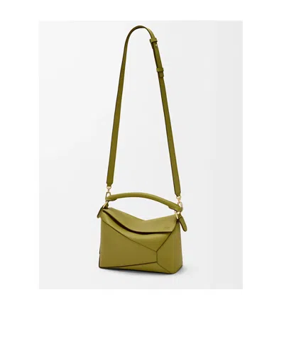 Loewe Puzzle Edge Small Bag Light Moss Women In Neutral