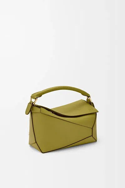 Loewe Puzzle Edge Small Bag Light Moss Women In Neutral