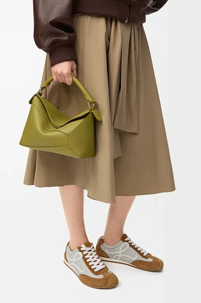 Loewe Puzzle Edge Small Bag Light Moss Women In Neutral