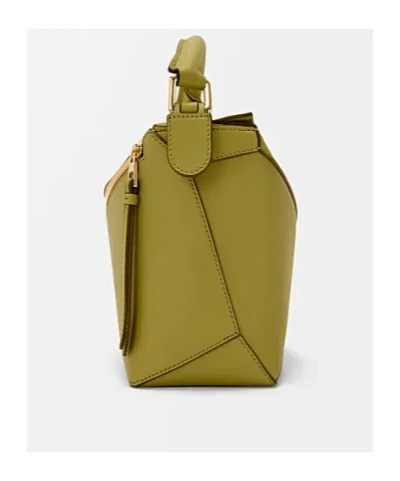 Loewe Puzzle Edge Small Bag Light Moss Women In Neutral