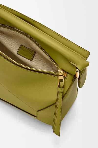 Loewe Puzzle Edge Small Bag Light Moss Women In Neutral