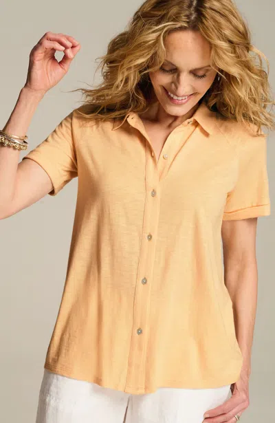 Jjill J.jill Collared Button-front Knit Top