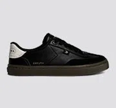Cariuma Toca Teak Black Diamond Leather Off-white Accents Sneaker Men