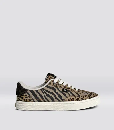 Cariuma Toca Zebra Leopard Print Suede Sneaker
