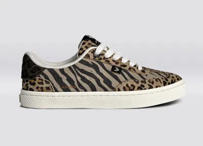 Cariuma Toca Zebra Leopard Print Suede Sneaker
