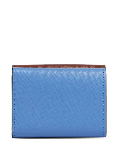 Marni Leather Wallet In Multi