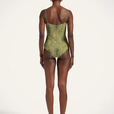 La Doublej Floral-print Swimsuit