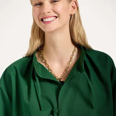 La Doublej Oversized Cotton Linen Shirt