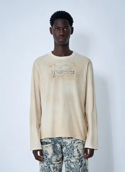Acne Studios Edden U Long Sleeve Tee Sand Beige