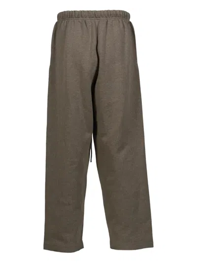 Essentials Logo-print Drawstring Track Pants In Brown