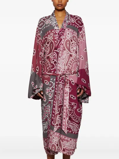 Attico Bandana-print Kimono