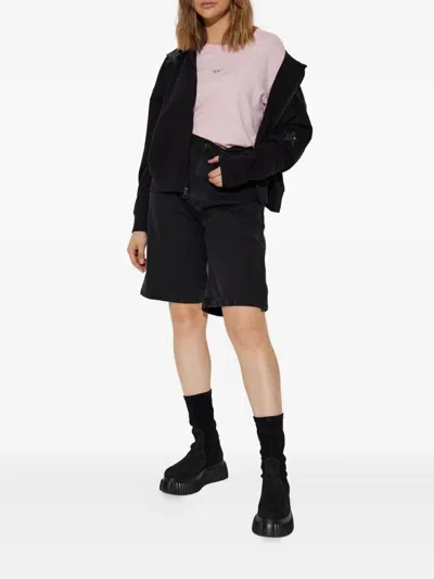 Zadig & Voltaire Star-embellished Zip-up Hoodie In Black