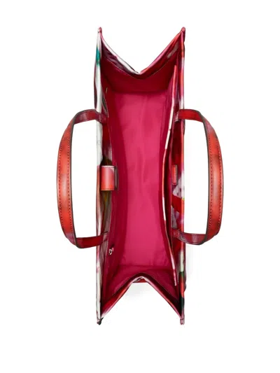 Tory Burch Red Ella Printed Large Tote