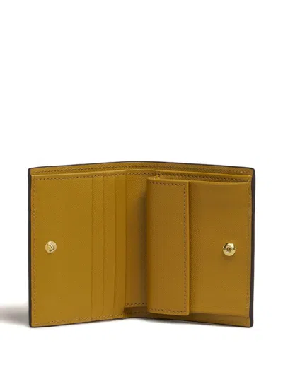 Marni Womens Zo957 Colour-block Leather Bifold Wallet In Multi