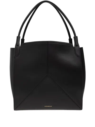 Victoria Beckham Leather Tote Bag In Black