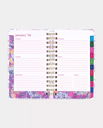 Lilly Pulitzer 2025-2026 17 Month Medium Agenda In Multi