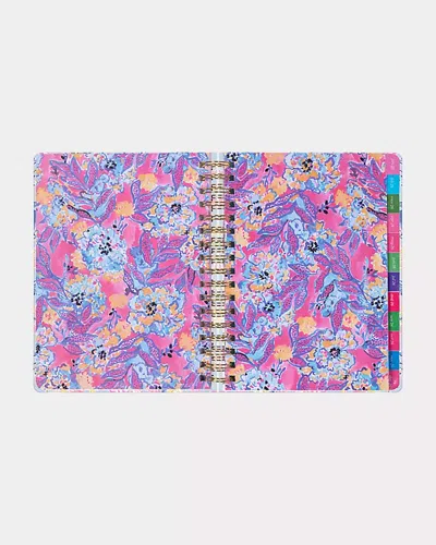 Lilly Pulitzer 2025-2026 17 Month Jumbo Agenda In Blue
