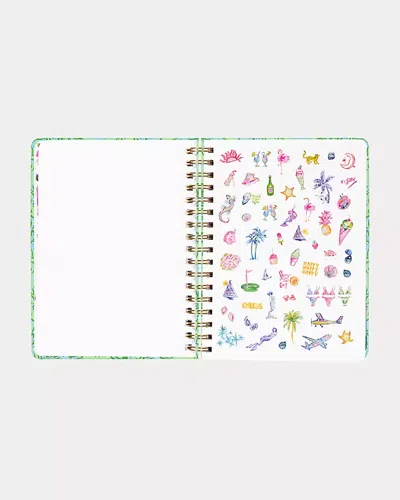 Lilly Pulitzer 2025-2026 17 Month Large Agenda In Green