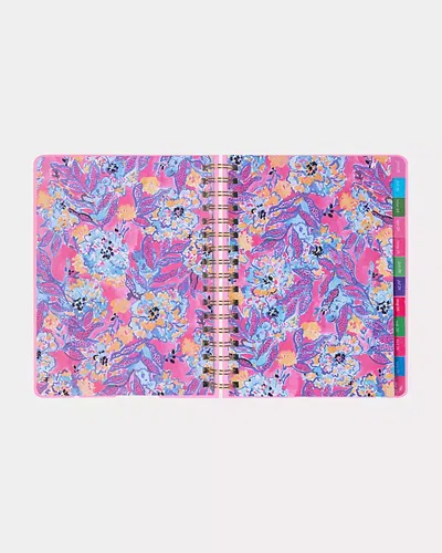 Lilly Pulitzer 2025-2026 17 Month Large Agenda In Pink