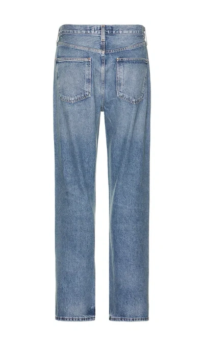 Agolde Baggy Tapered Fusion Wash Ratio Jeans Bag In Blue