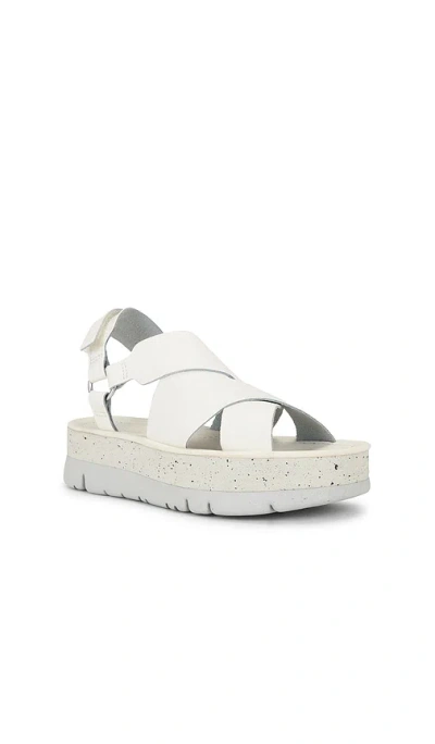 Camper Oruga Crossover Sandal White In White