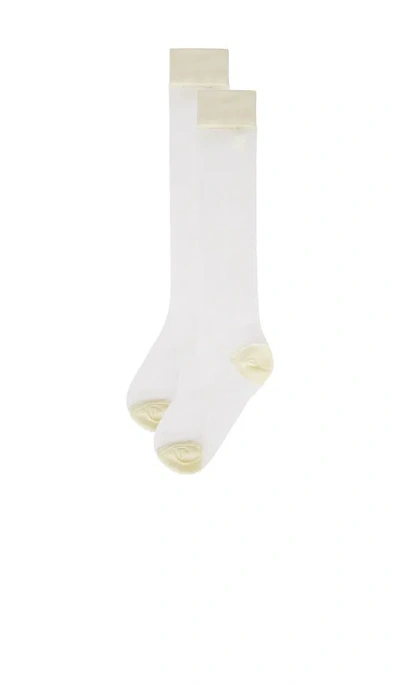 Malbon Golf 短袜 In White