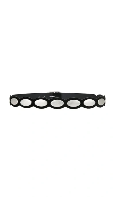 8 Other Reasons Suedette Oval Belt In Black