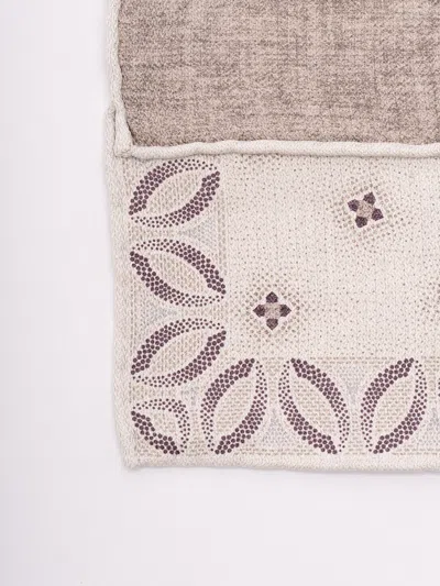 Brunello Cucinelli Geometric-print Pocket Square