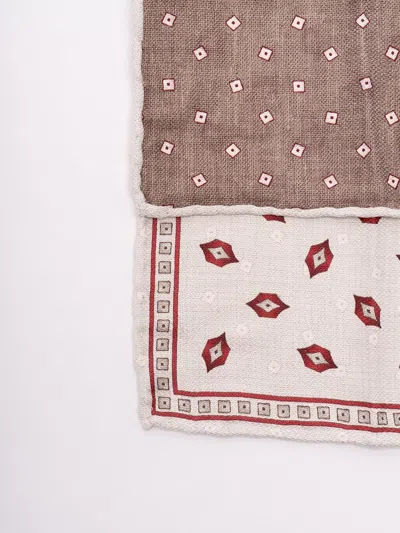 Brunello Cucinelli Patterned Silk Scarf