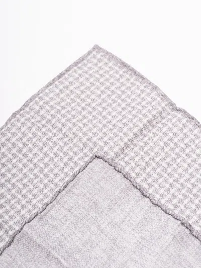 Brunello Cucinelli Checkered Scarf Square Shape