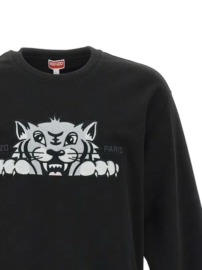 Kenzo Silm Fit Sweatshirt In Black