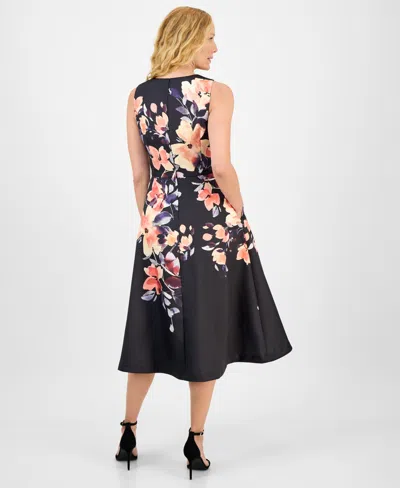 Julia Jordan Women's Printed Sleeveless Midi Dress In Multi