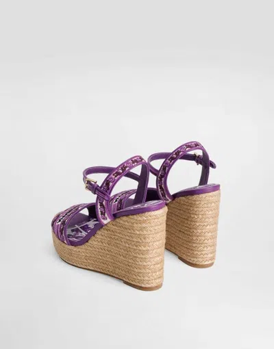 Dolce & Gabbana Sandals In Purple