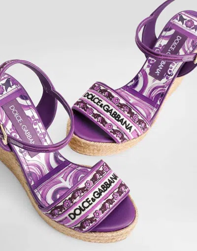 Dolce & Gabbana Sandals In Purple