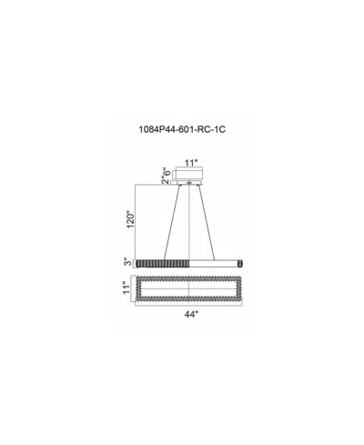 Cwi Lighting Felicity Led Chandelier