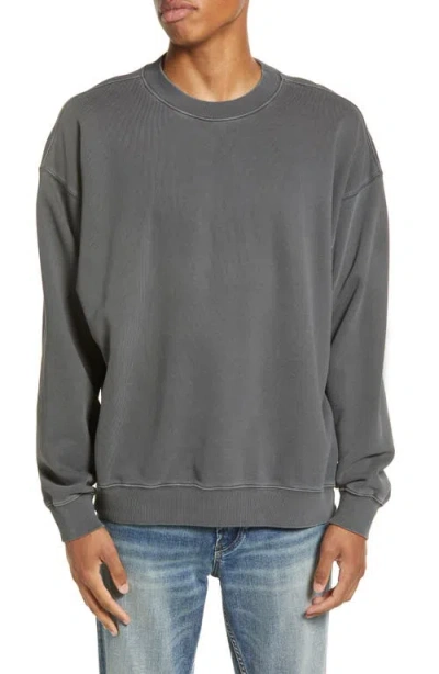 Elwood Core Oversize Crewneck Sweatshirt In Gray