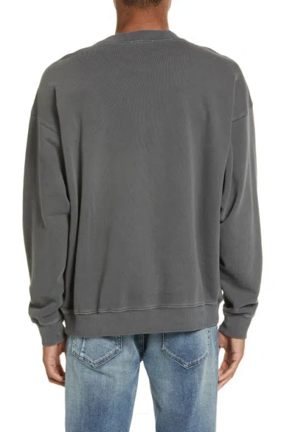 Elwood Core Oversize Crewneck Sweatshirt In Gray