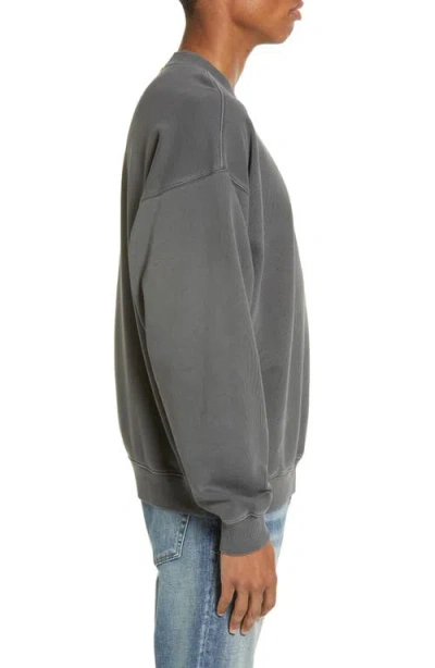 Elwood Core Oversize Crewneck Sweatshirt In Gray