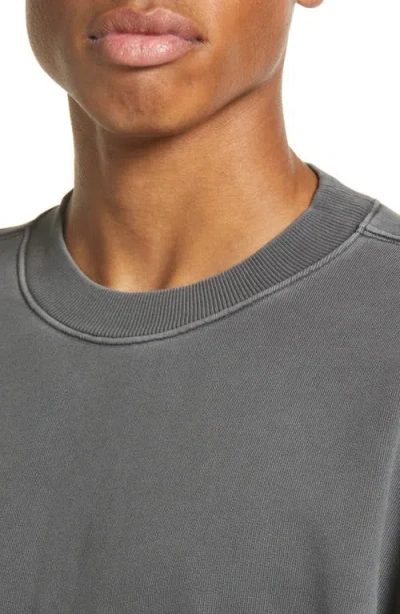 Elwood Core Oversize Crewneck Sweatshirt In Gray