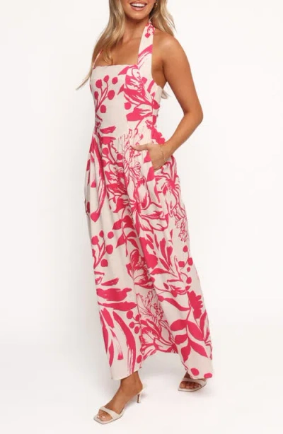 Petal And Pup Petal & Pup Kiera Print Maxi Dress In Red