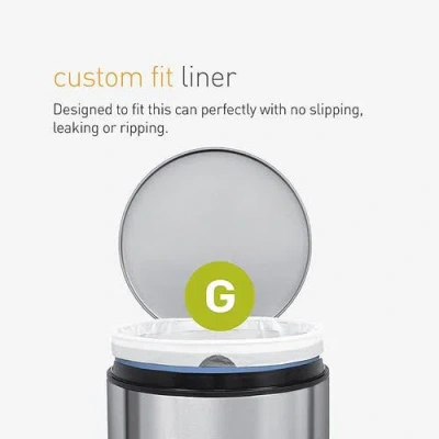 Simplehuman Code G Custom Fit Liners With Quick Dispense Packs In White