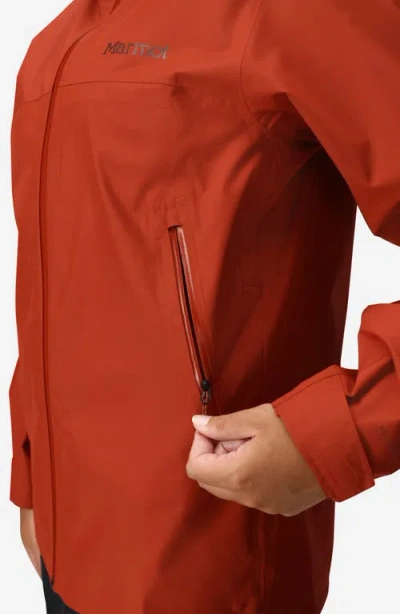 Marmot Women's Minimalist Pertex Hooded Collar Jackets In Red