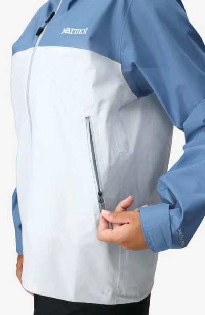 Marmot Women's Minimalist Pertex Hooded Collar Jackets In Blue